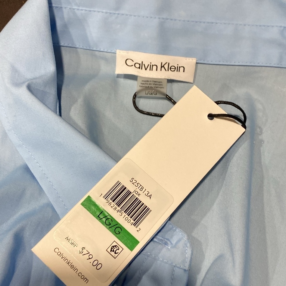 NWT Calvin Klein Button Up Blouse - Picture 6 of 6